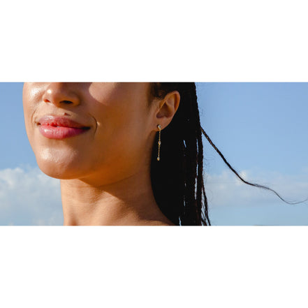 CZ Chain Earring
