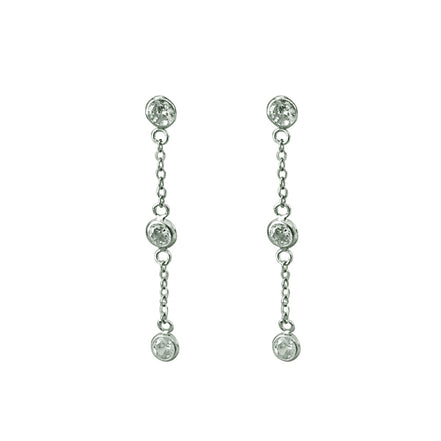 CZ Chain Earring