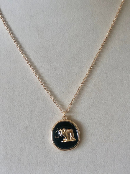 The Fast Flash! Enamel Elephant Necklace