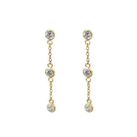 CZ Chain Earring