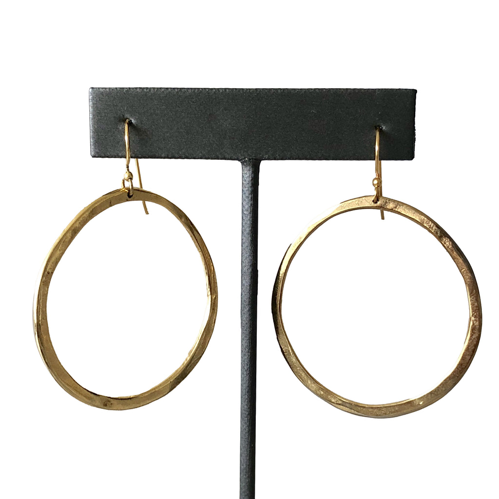 Sample Sale! Gold Ear Wire Hoop