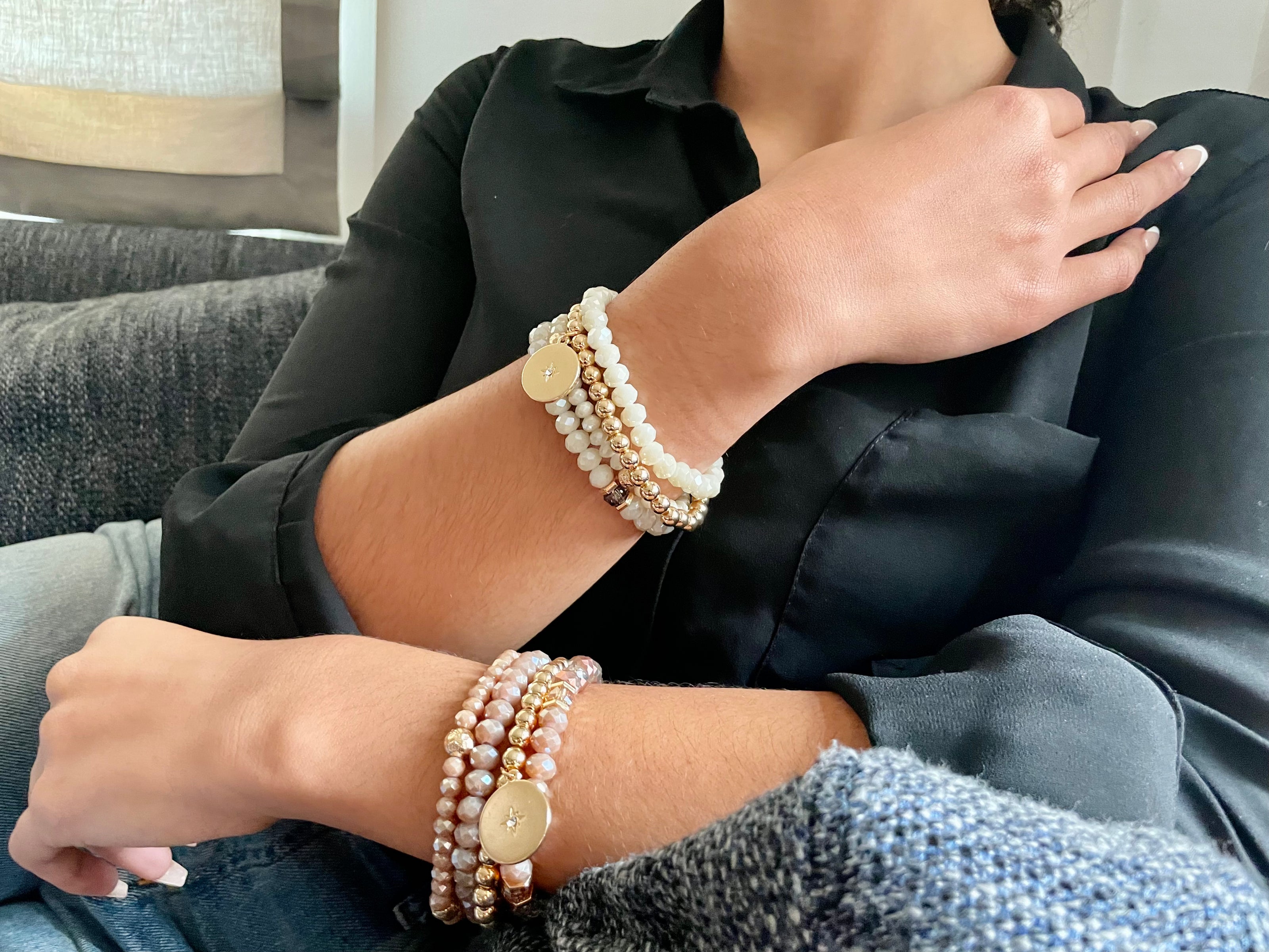 North Star Crystal Stack-Pale Green