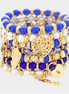 Heart & Angel Wing Cobalt Blue Stack