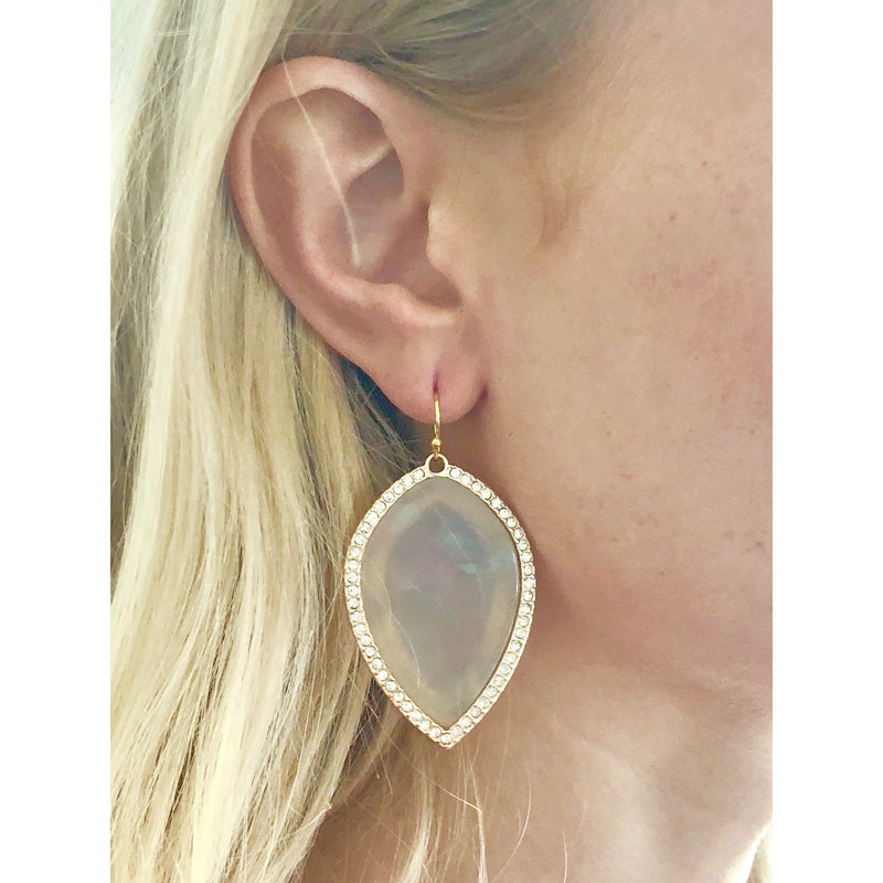 Suranne Opal Shimmer Teardrop Earring