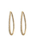 Crystal Ombre Oval Hoop