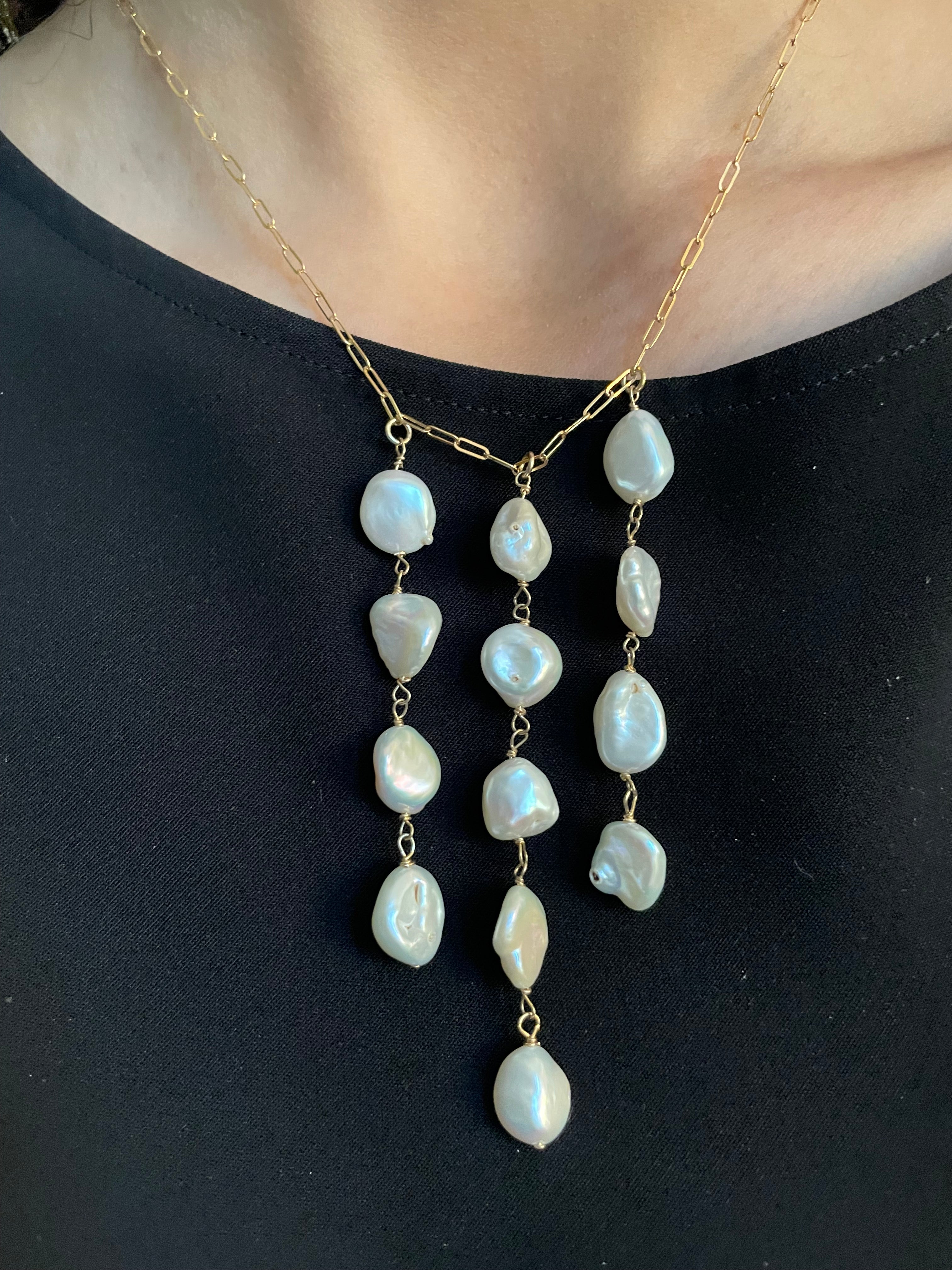 Pearl Cascade Necklace