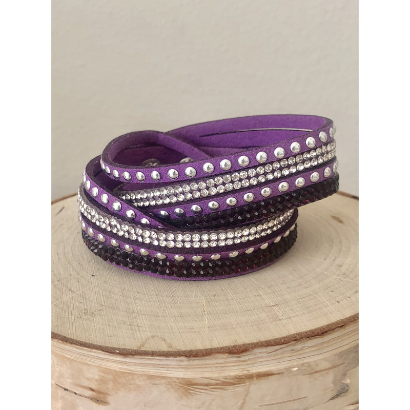 Sample Sale! Purple Wrap Bracelet