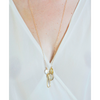 Mother of Pearl Cluster Necklace