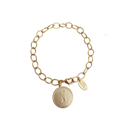 Signature Initial Chain Bracelet