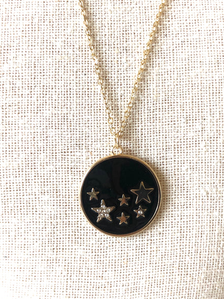 The Fast Flash! Double Star & Moon Necklace