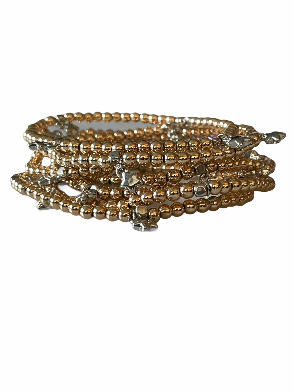 Starry Beads Stack-Gold/Silver