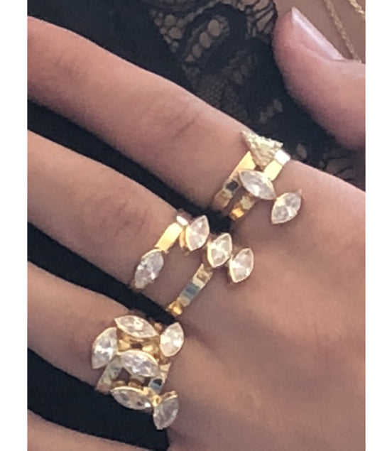 Aurelia Triple Ring